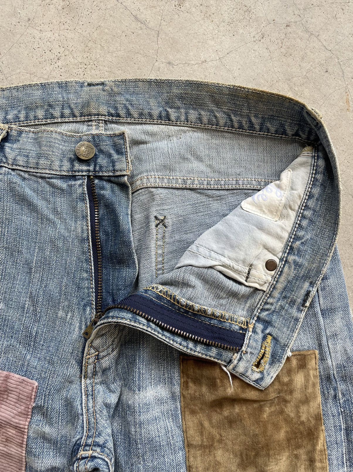Japanese Brand Rare Vintage Lee Riders Boro Jeans Size US 31 - 6 Thumbnail