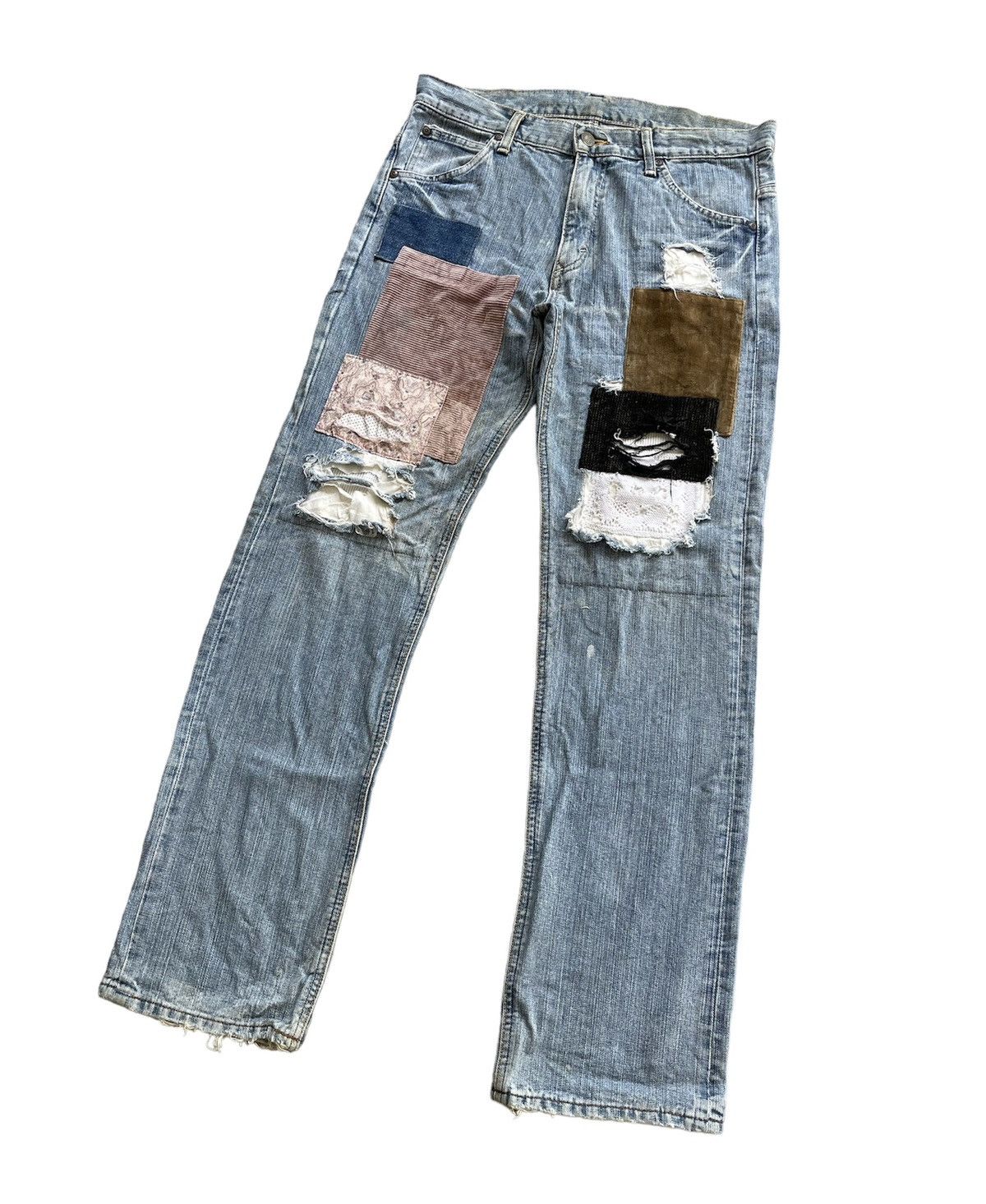 Japanese Brand Rare Vintage Lee Riders Boro Jeans Size US 31 - 3 Thumbnail