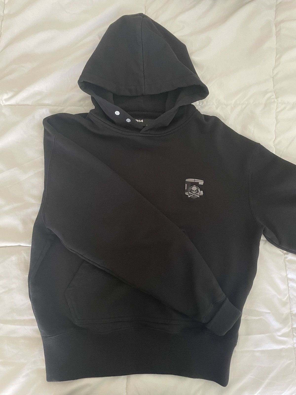 image of C2H4 X Mastermind Hoodie in Black, Men's (Size Small)