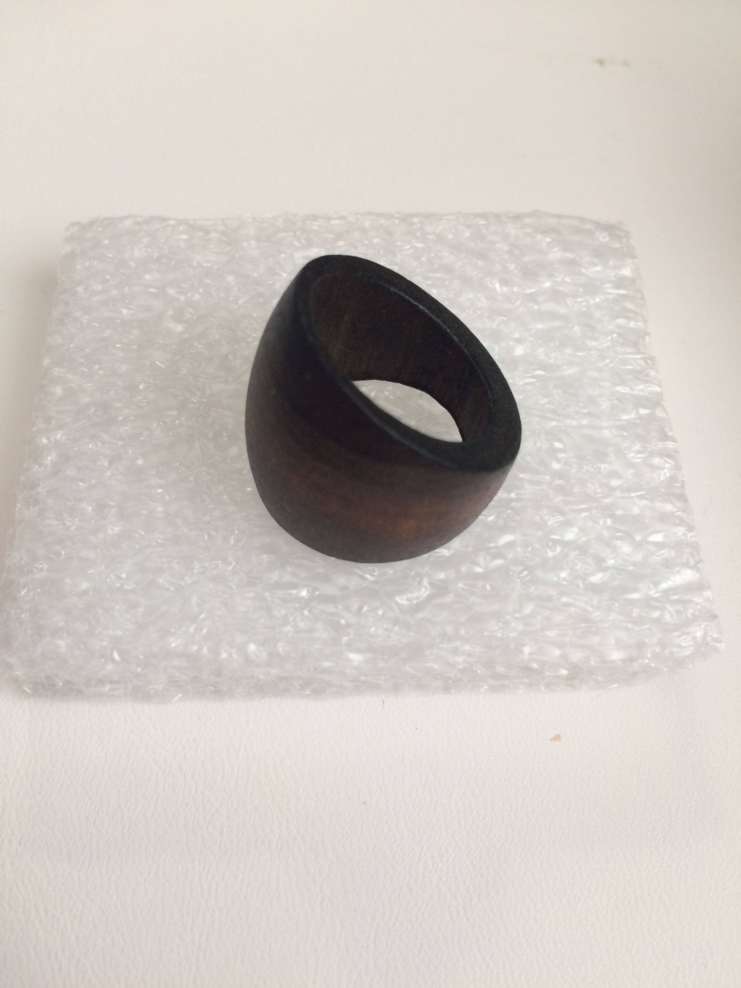 Handmade Red Pine Wood Ring - Size 7.5 Size ONE SIZE - 2 Thumbnail
