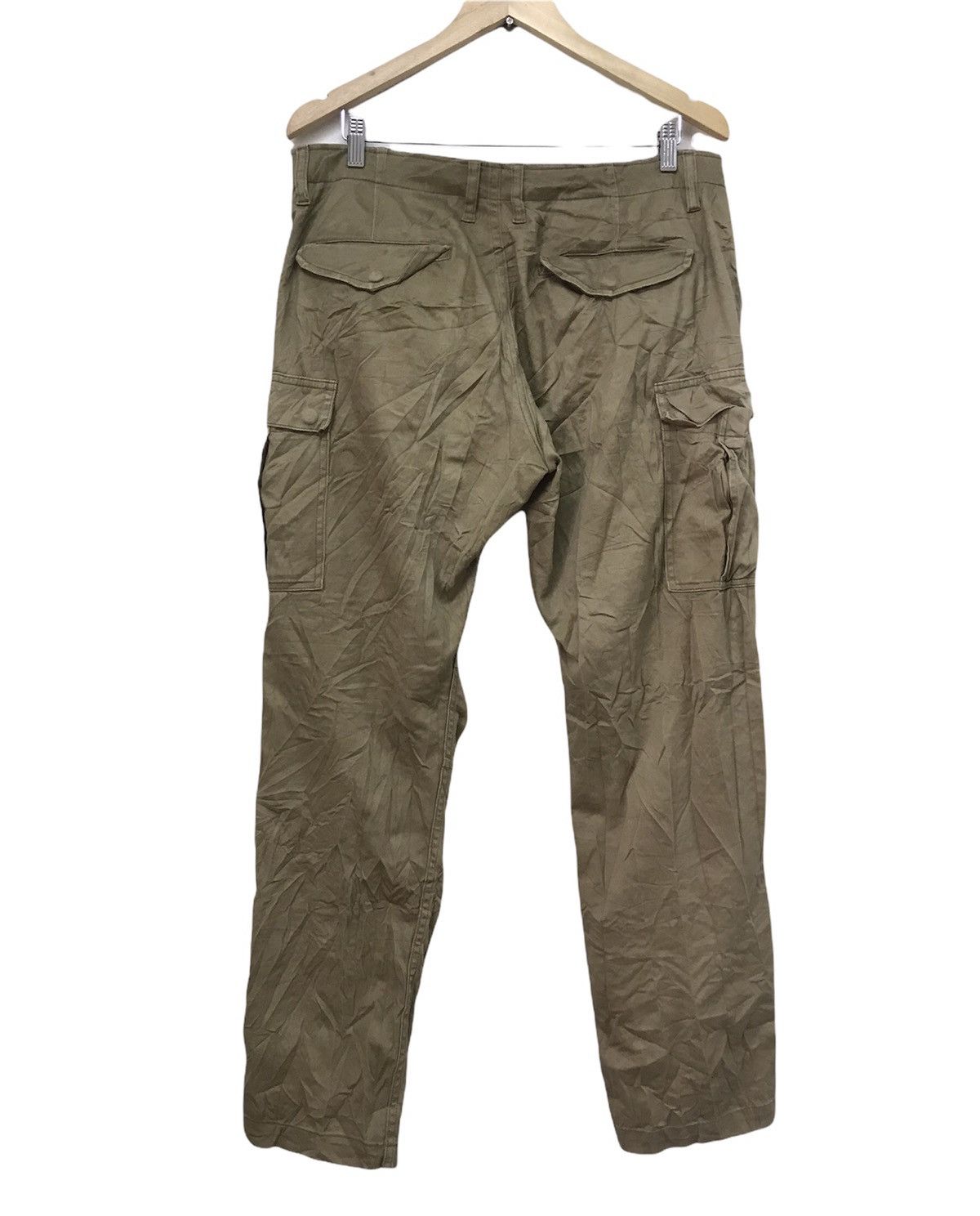 Japanese Brand Vintage Back Number Distressed Cargo Pants Size US 35 - 2 Thumbnail