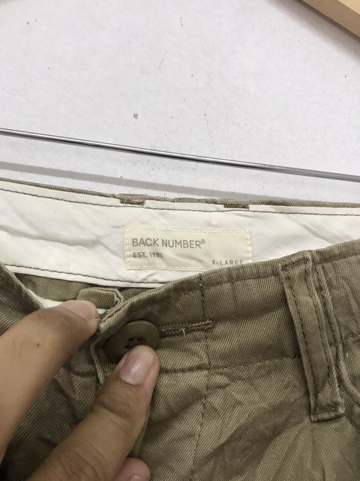Japanese Brand Vintage Back Number Distressed Cargo Pants Size US 35 - 8 Thumbnail