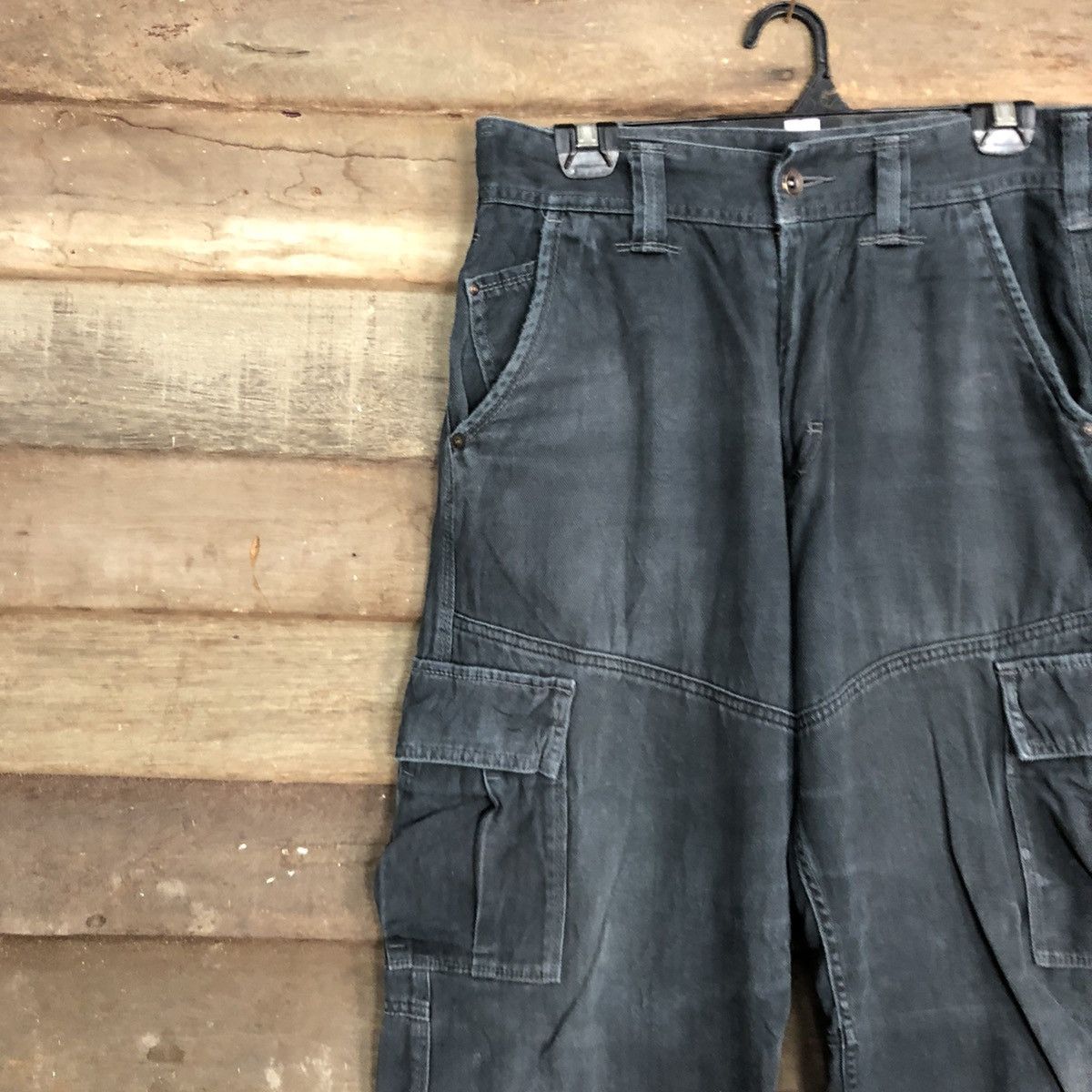 Japanese Brand DLL Evenriver Blue Multipocket Tactical Cargo Pants#c988 Size US 28 / EU 44 - 6 Thumbnail