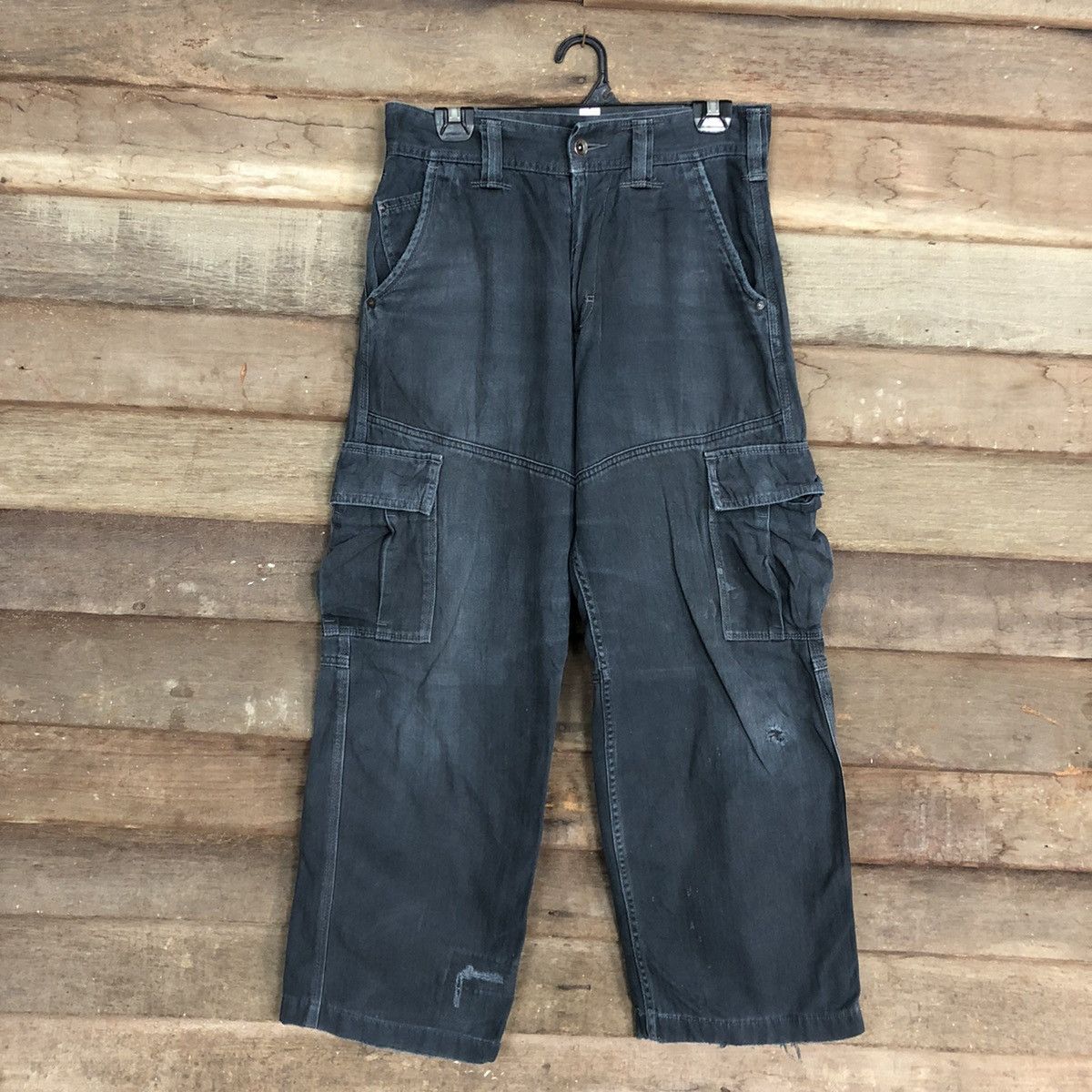Japanese Brand DLL Evenriver Blue Multipocket Tactical Cargo Pants#c988 Size US 28 / EU 44 - 1 Thumbnail