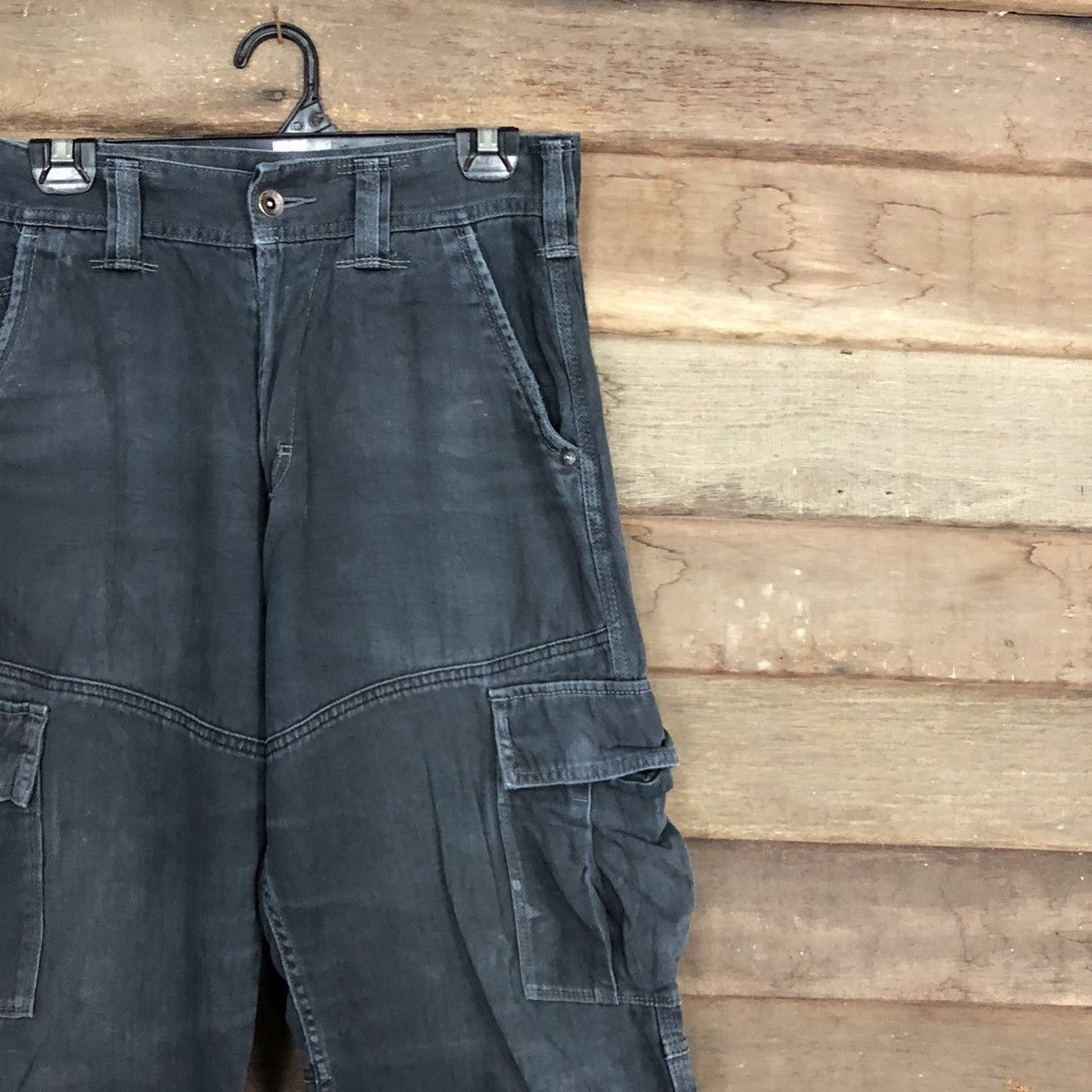 Japanese Brand DLL Evenriver Blue Multipocket Tactical Cargo Pants#c988 Size US 28 / EU 44 - 5 Thumbnail