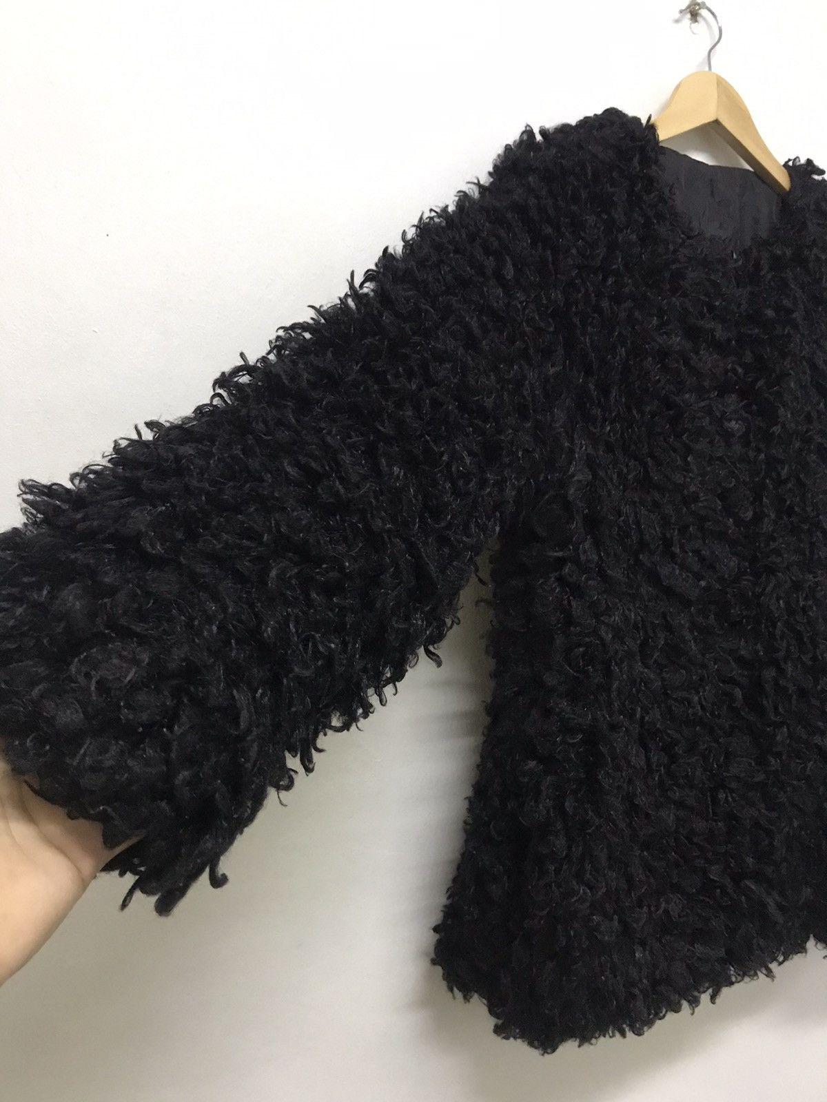 Japanese Brand Nice❗️Japanese Brands Mohair Faux Fur by W Closet Jacket Size M / US 6-8 / IT 42-44 - 4 Thumbnail