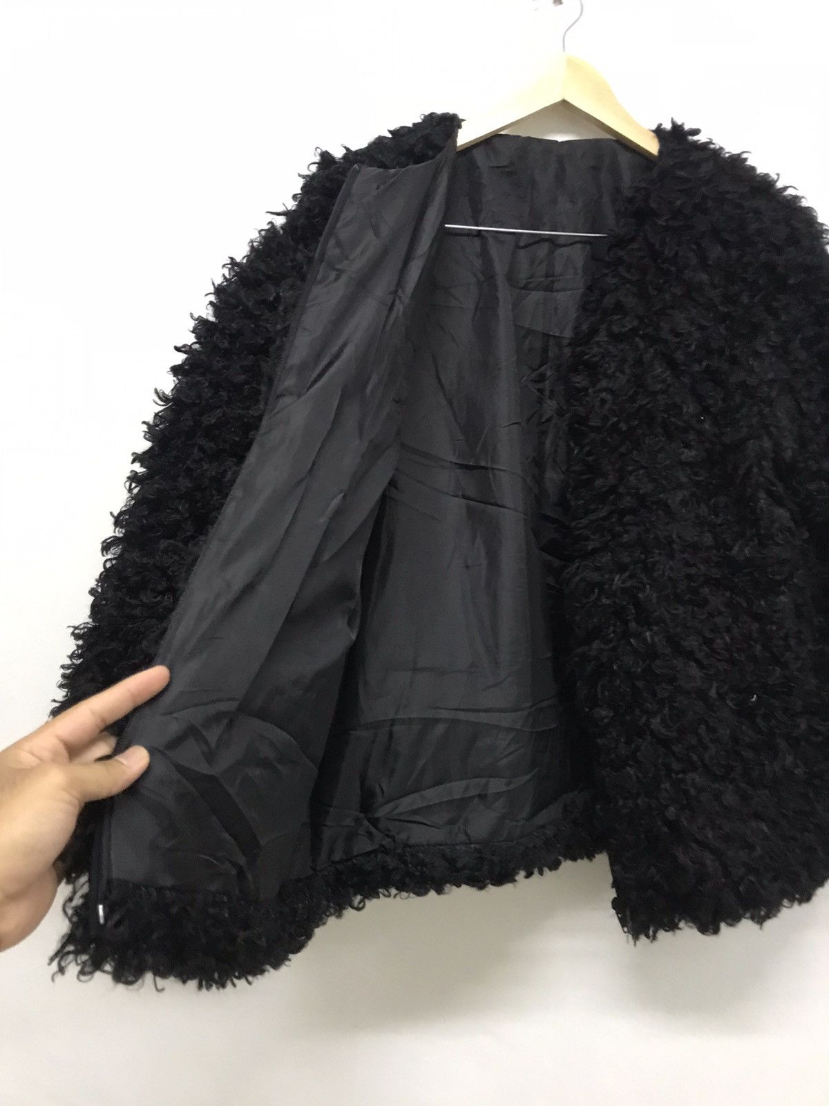 Japanese Brand Nice❗️Japanese Brands Mohair Faux Fur by W Closet Jacket Size M / US 6-8 / IT 42-44 - 8 Thumbnail