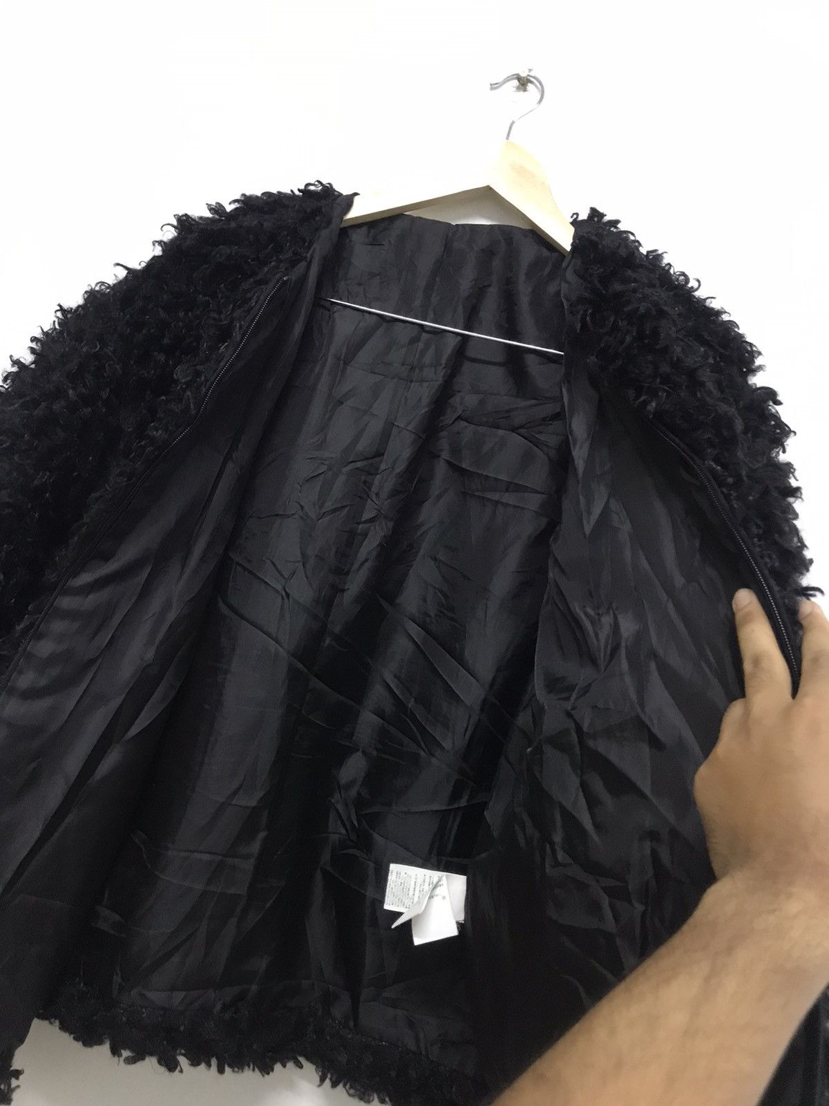 Japanese Brand Nice❗️Japanese Brands Mohair Faux Fur by W Closet Jacket Size M / US 6-8 / IT 42-44 - 9 Thumbnail
