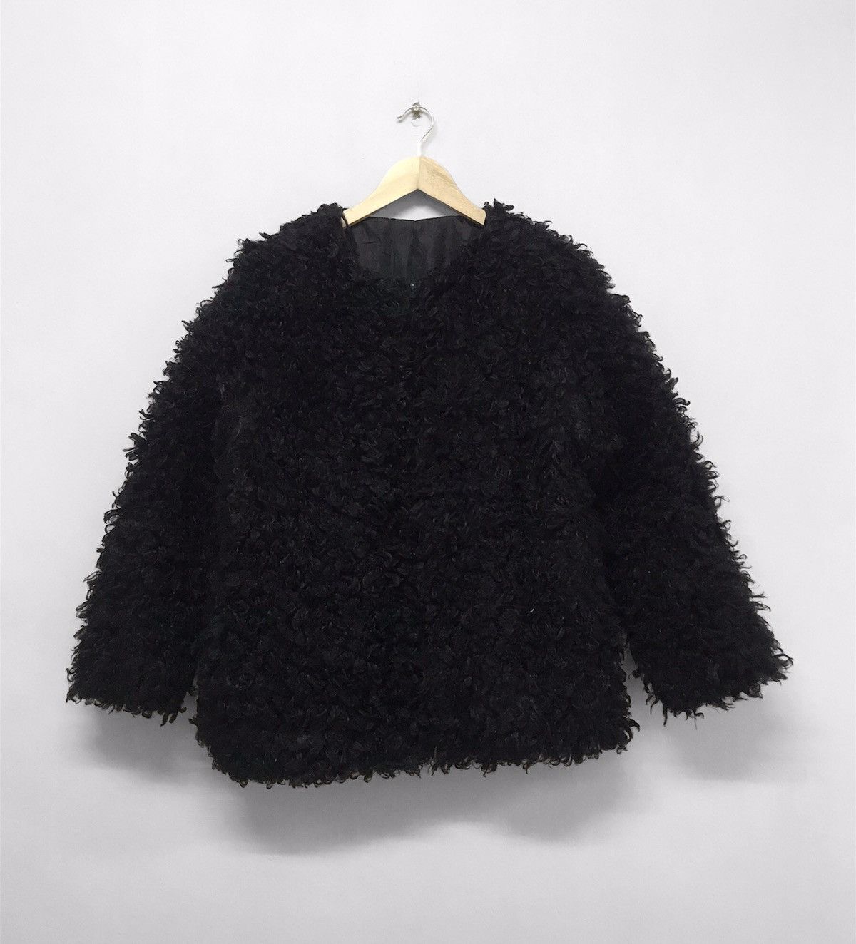 Japanese Brand Nice❗️Japanese Brands Mohair Faux Fur by W Closet Jacket Size M / US 6-8 / IT 42-44 - 2 Thumbnail