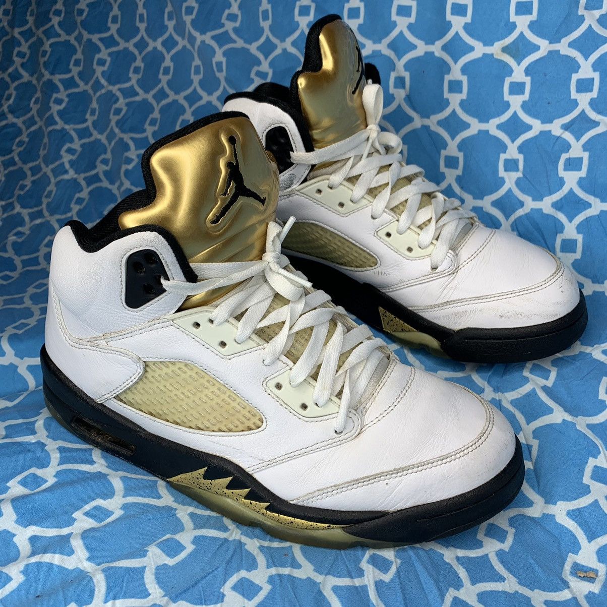 Air Jordan Retro shops 5 Gold Olympic Size 5.5Y