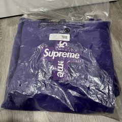 Supreme Cross Box Logo Purple | Grailed