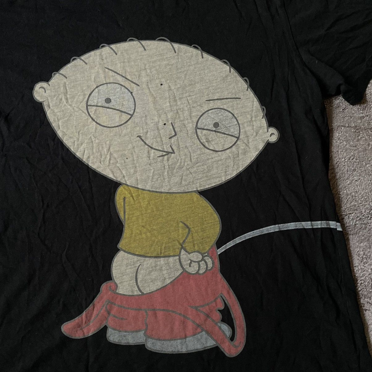 Vintage Vintage Y2K ADULT Tee 90s Stew Piss Art M Size US M / EU 48-50 / 2 - 5 Thumbnail