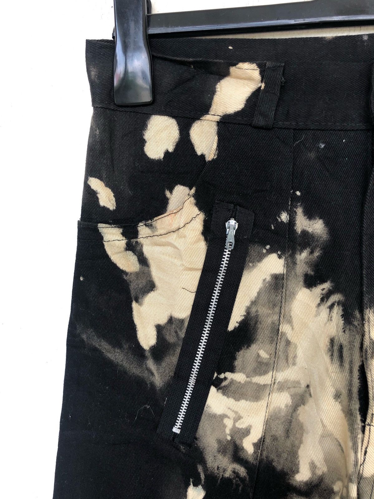 A.F.F.A. RARE🔥OG Tiger 🇬🇧 Made Acid Wash Bondage Zipper Pant Size US 30 / EU 46 - 7 Thumbnail