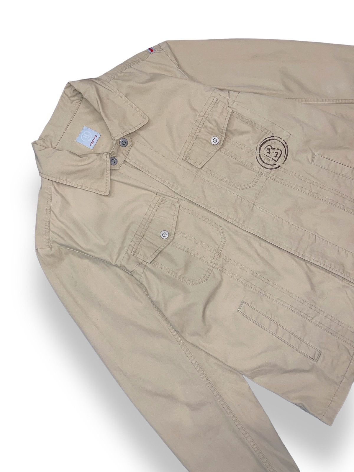 Bogner Bogner Fire+Ice Small Logo Beige Denim Jacket Size US L / EU 52-54 / 3 - 5 Thumbnail