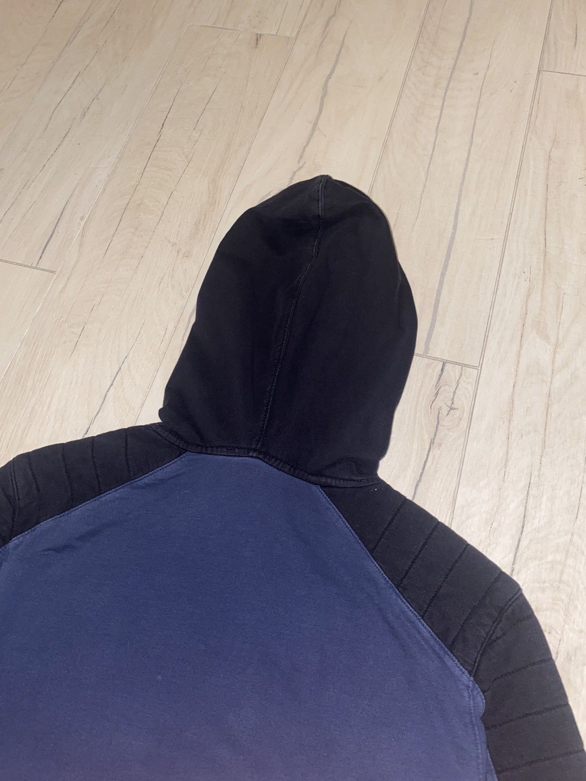 Balmain FW15 Balmain X H&M Big Logo Dark Navy Technical Hoodie Size US M / EU 48-50 / 2 - 10 Thumbnail