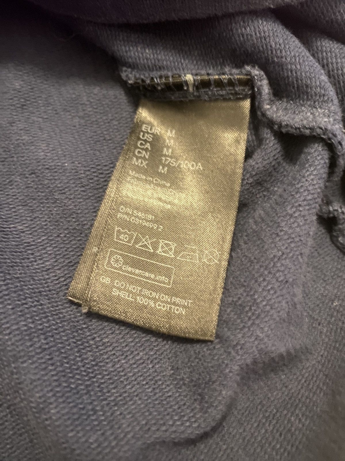 Balmain FW15 Balmain X H&M Big Logo Dark Navy Technical Hoodie Size US M / EU 48-50 / 2 - 12 Thumbnail