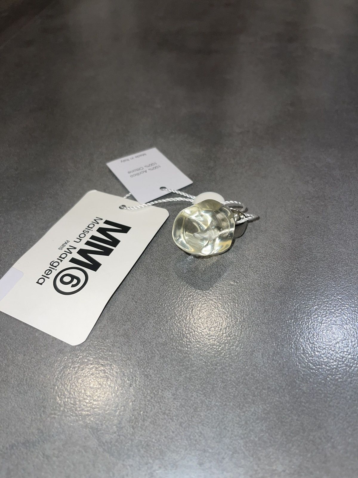Maison Margiela DSWT! SS17 Maison Margiela Ice Cube Big Chrystal Ring Size ONE SIZE - 7 Thumbnail