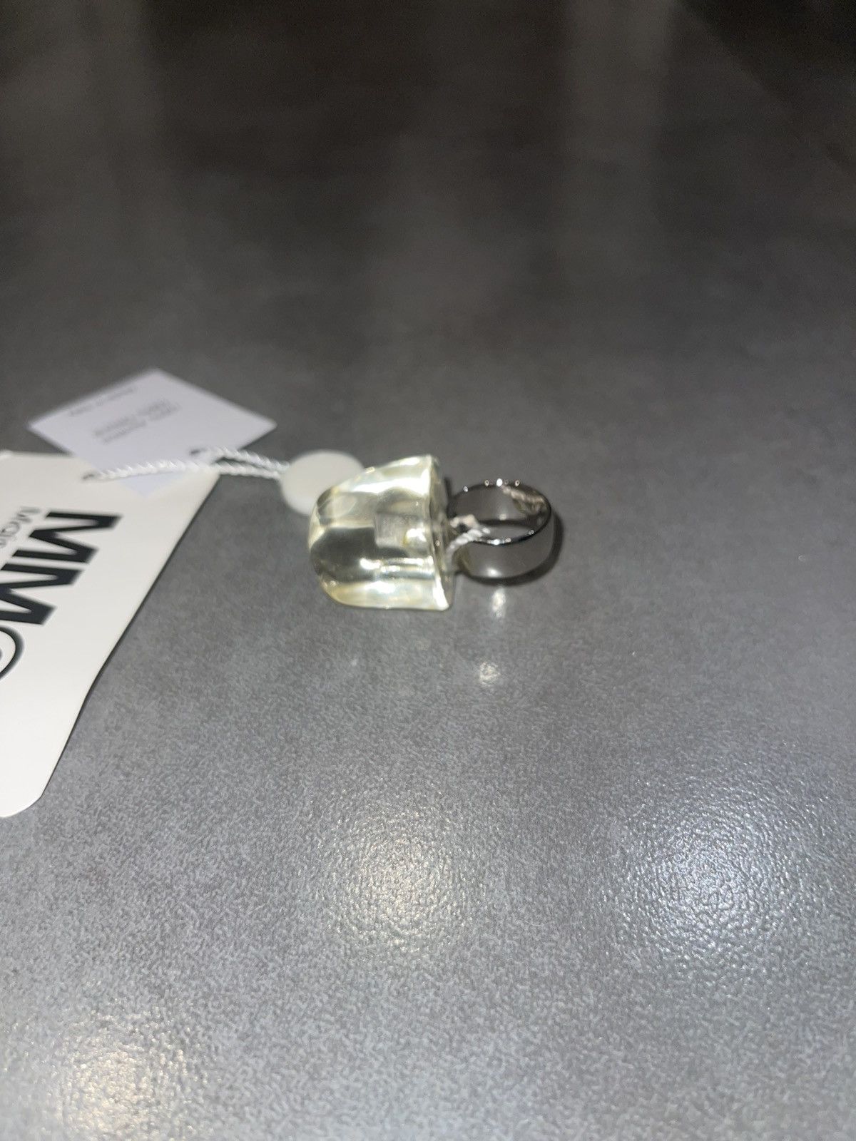 Maison Margiela DSWT! SS17 Maison Margiela Ice Cube Big Chrystal Ring Size ONE SIZE - 6 Thumbnail