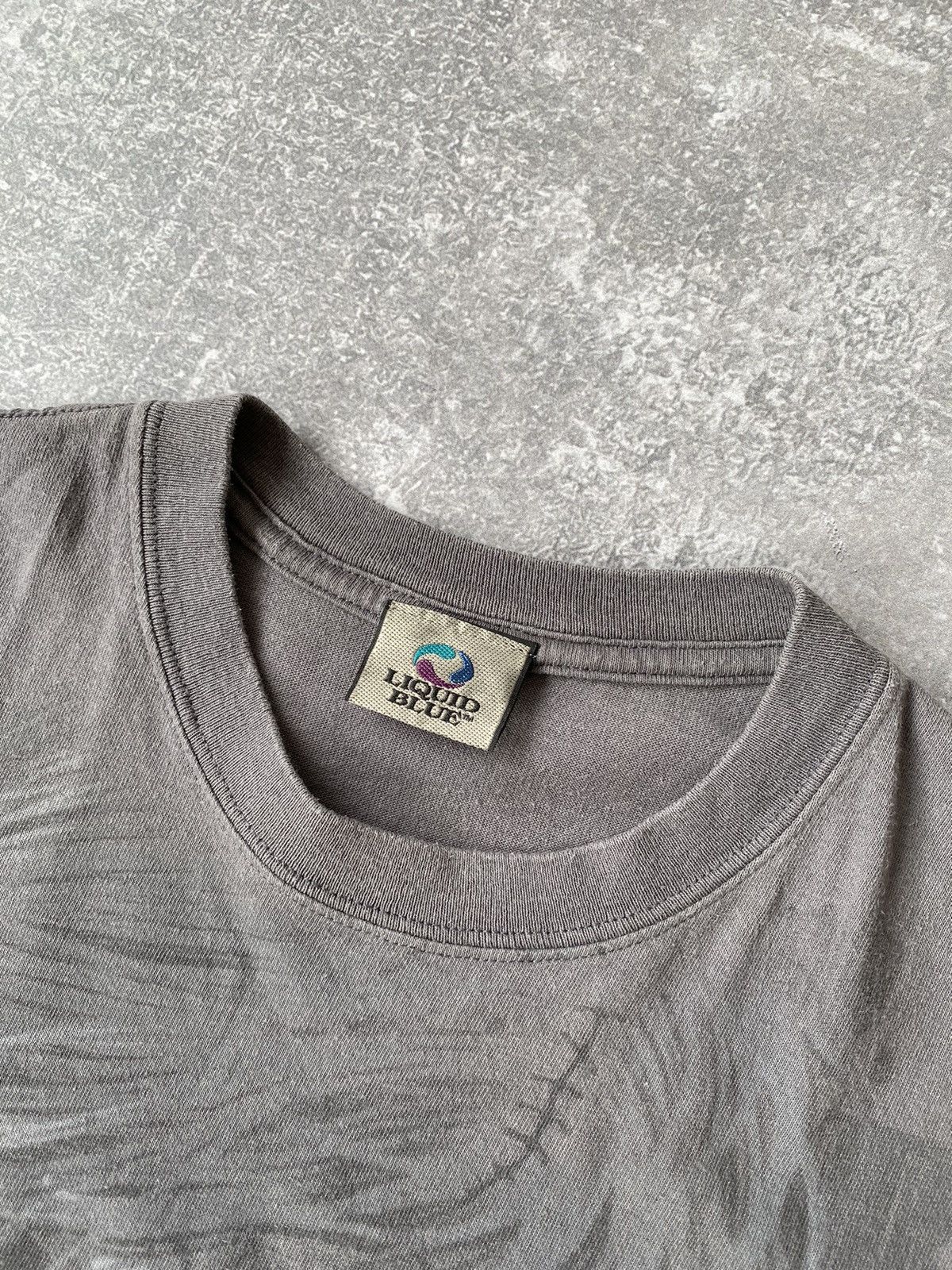Liquid Blue × Vintage Vintage Liquid Blue Skull T-shirt Size US S / EU 44-46 / 1 - 3 Thumbnail