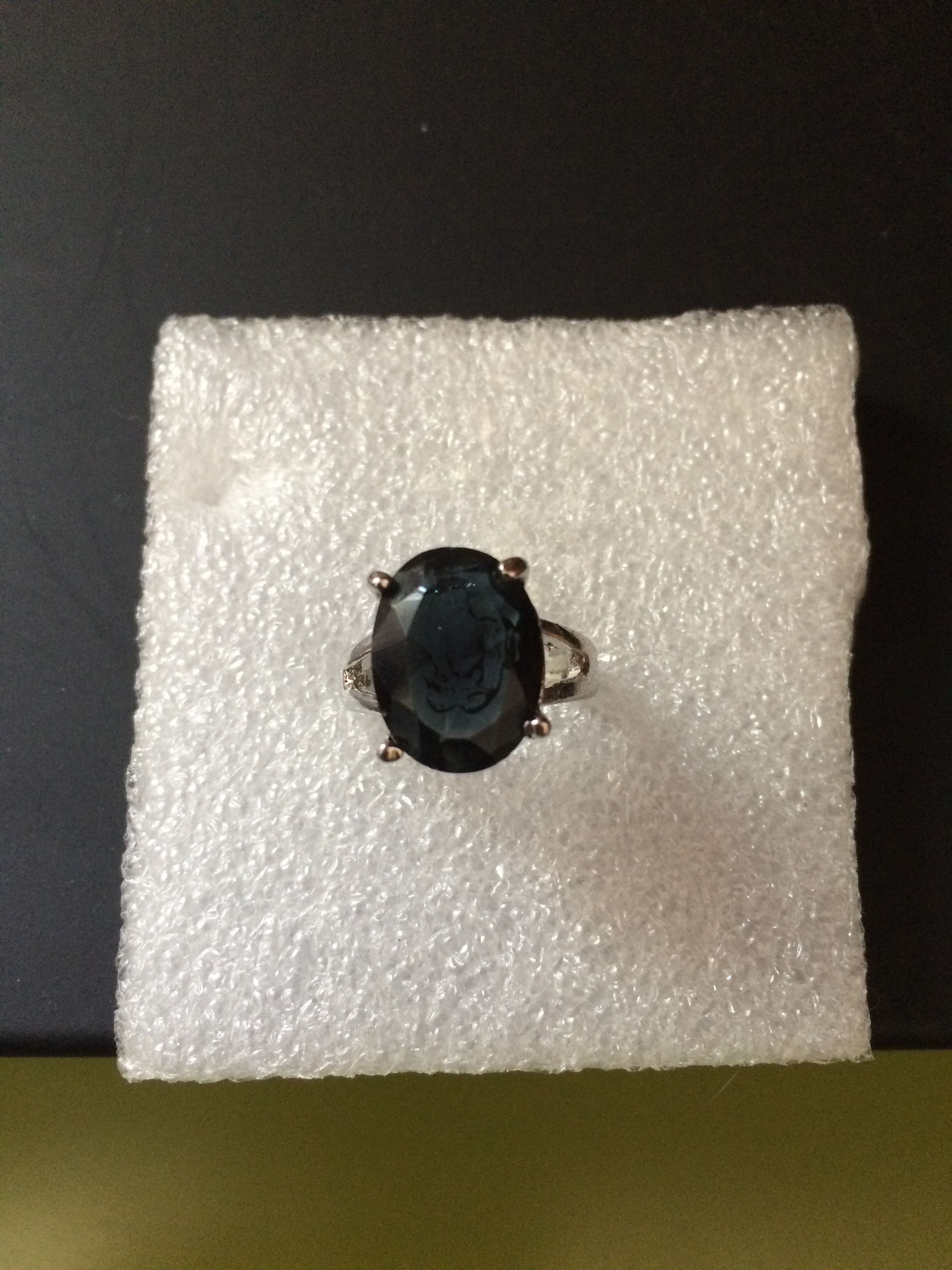 Jewelry Black CZ Ring - Size 7.75 Size ONE SIZE - 1 Thumbnail