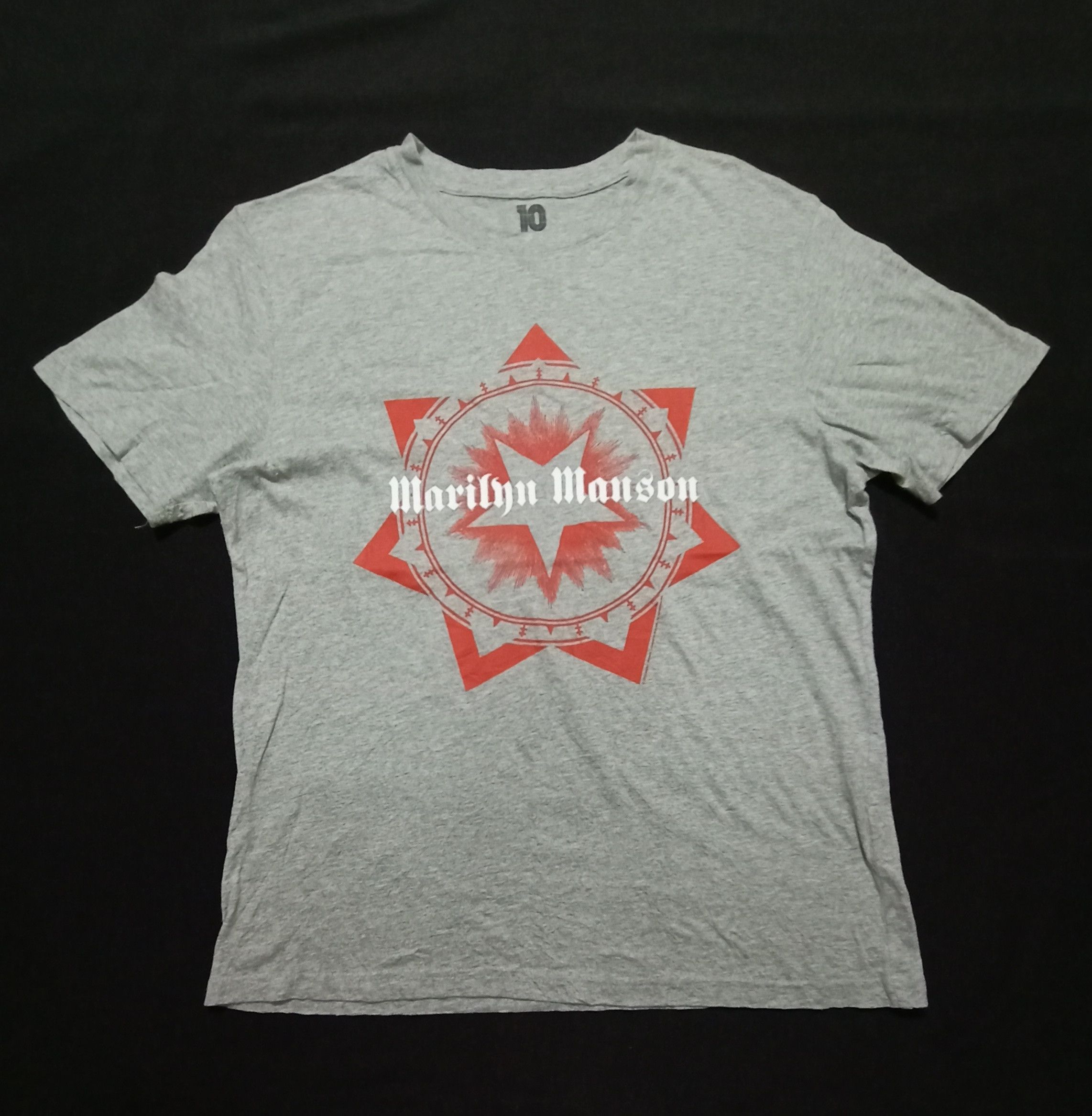 Band Tees Marilyn Manson Big Print Logo Tee Size US M / EU 48-50 / 2 - 2 Thumbnail