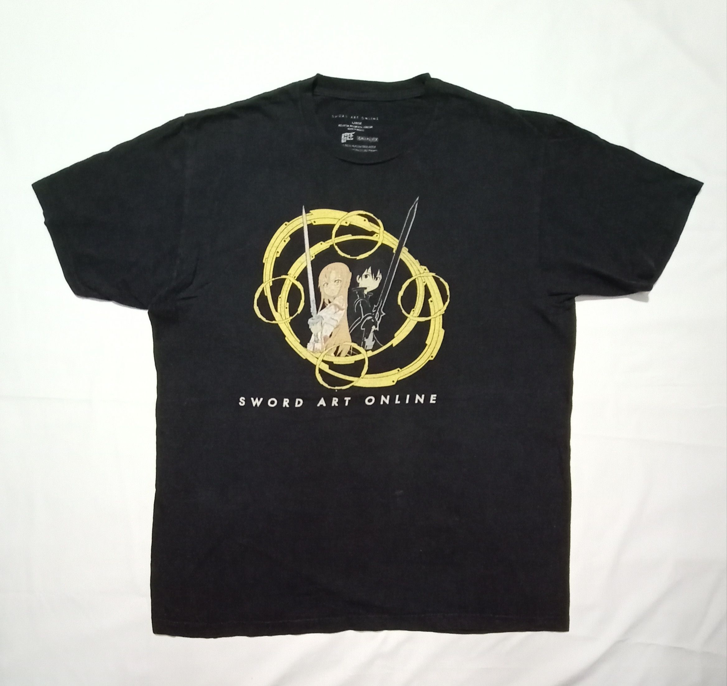 Anime GEE Aniplex Sword Art Online Kirito and Asuna Anime Tshirt Size US L / EU 52-54 / 3 - 1 Thumbnail