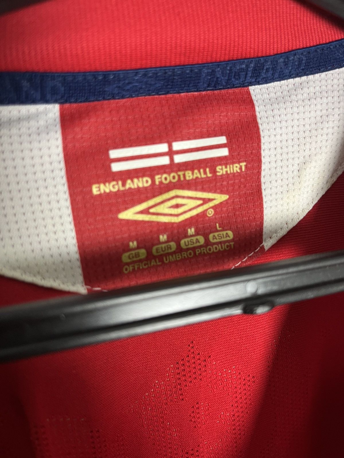 Umbro × Vintage Vintage England Rooney Umbro soccer Jersey tshirt Size US M / EU 48-50 / 2 - 3 Thumbnail