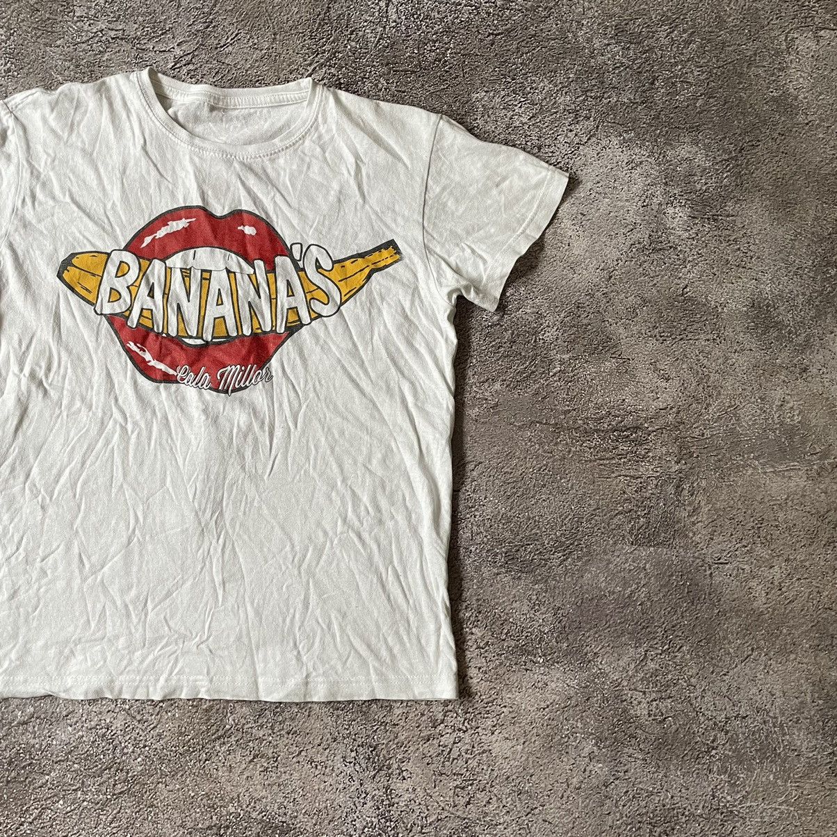 Vintage Vintage 90s Y2K Banana Graphic Tee Sun Faded Cream Boxy S Size US S / EU 44-46 / 1 - 3 Thumbnail