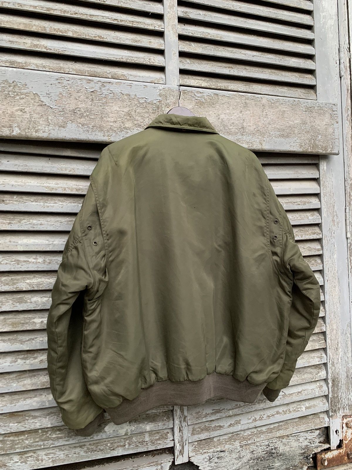 Vintage 🪖Vintage MV EYE FLIGHT TRAINER OVERSIZED MA-1 Bomber Jacket Size US XXL / EU 58 / 5 - 10 Thumbnail