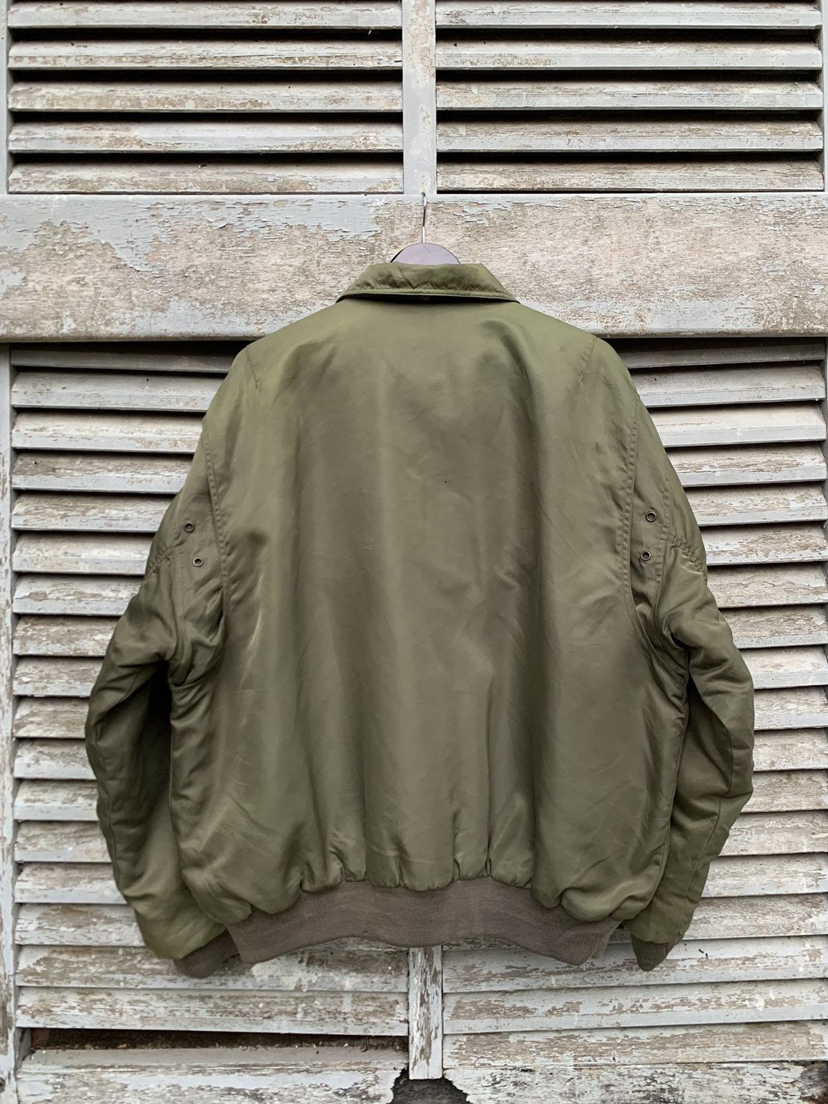 Vintage 🪖Vintage MV EYE FLIGHT TRAINER OVERSIZED MA-1 Bomber Jacket Size US XXL / EU 58 / 5 - 11 Thumbnail