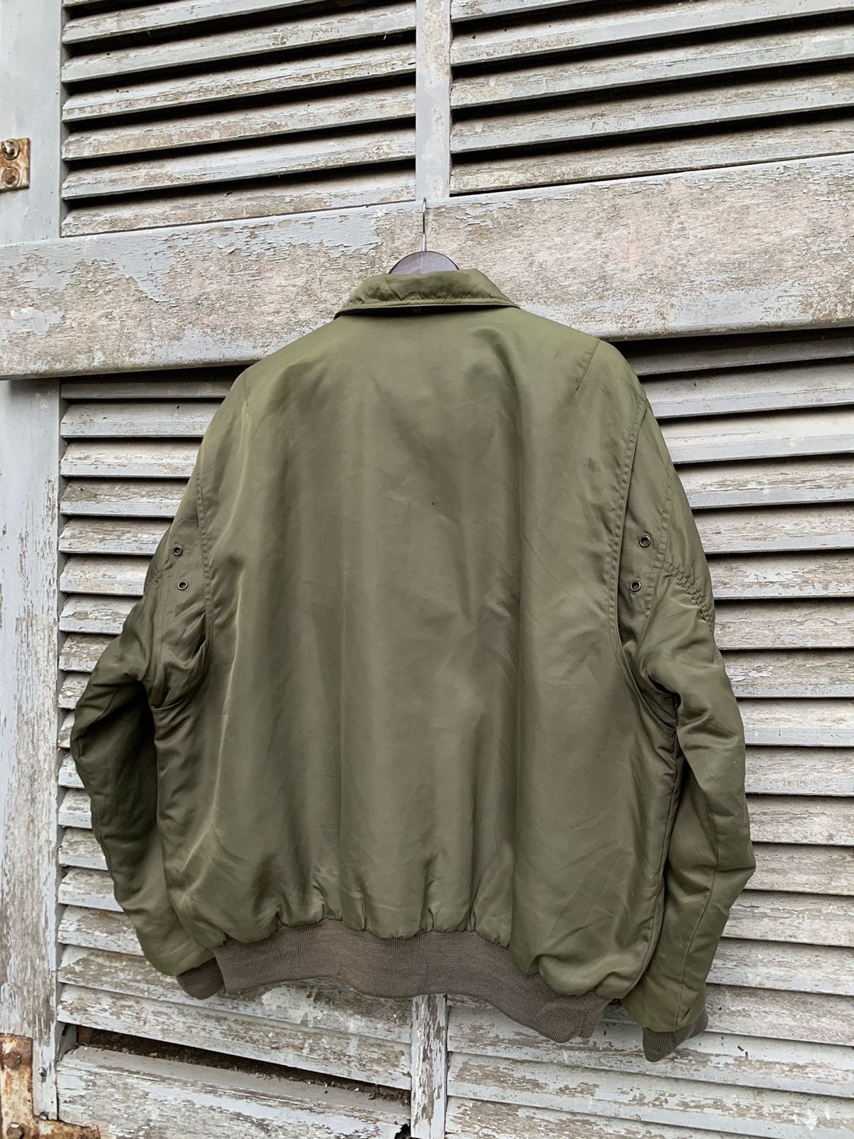 Vintage 🪖Vintage MV EYE FLIGHT TRAINER OVERSIZED MA-1 Bomber Jacket Size US XXL / EU 58 / 5 - 12 Thumbnail