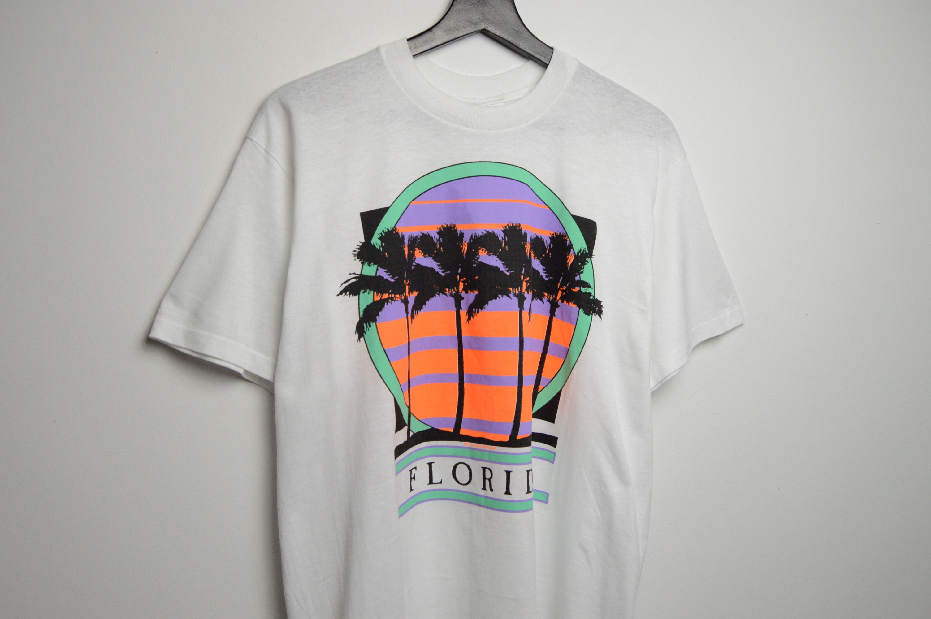 Band Tees single stitch florida 1989 vice city tee Size US L / EU 52-54 / 3 - 1 Thumbnail