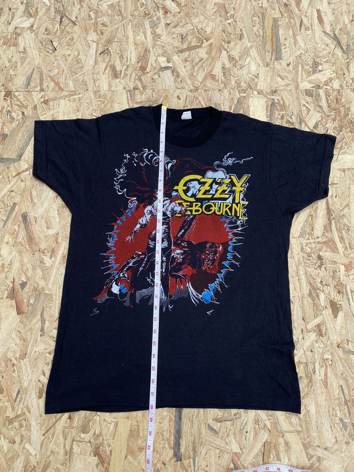 Band Tees Rare deadstock vintage Ozzy Osbourne europe tour 1980s Shirt Size US XL / EU 56 / 4 - 6 Thumbnail