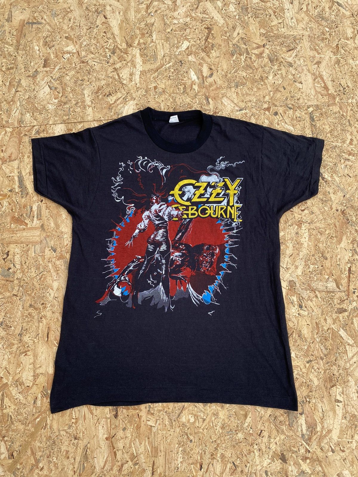 Rare deadstock vintage Ozzy Osbourne europe tour 1980s Shirt