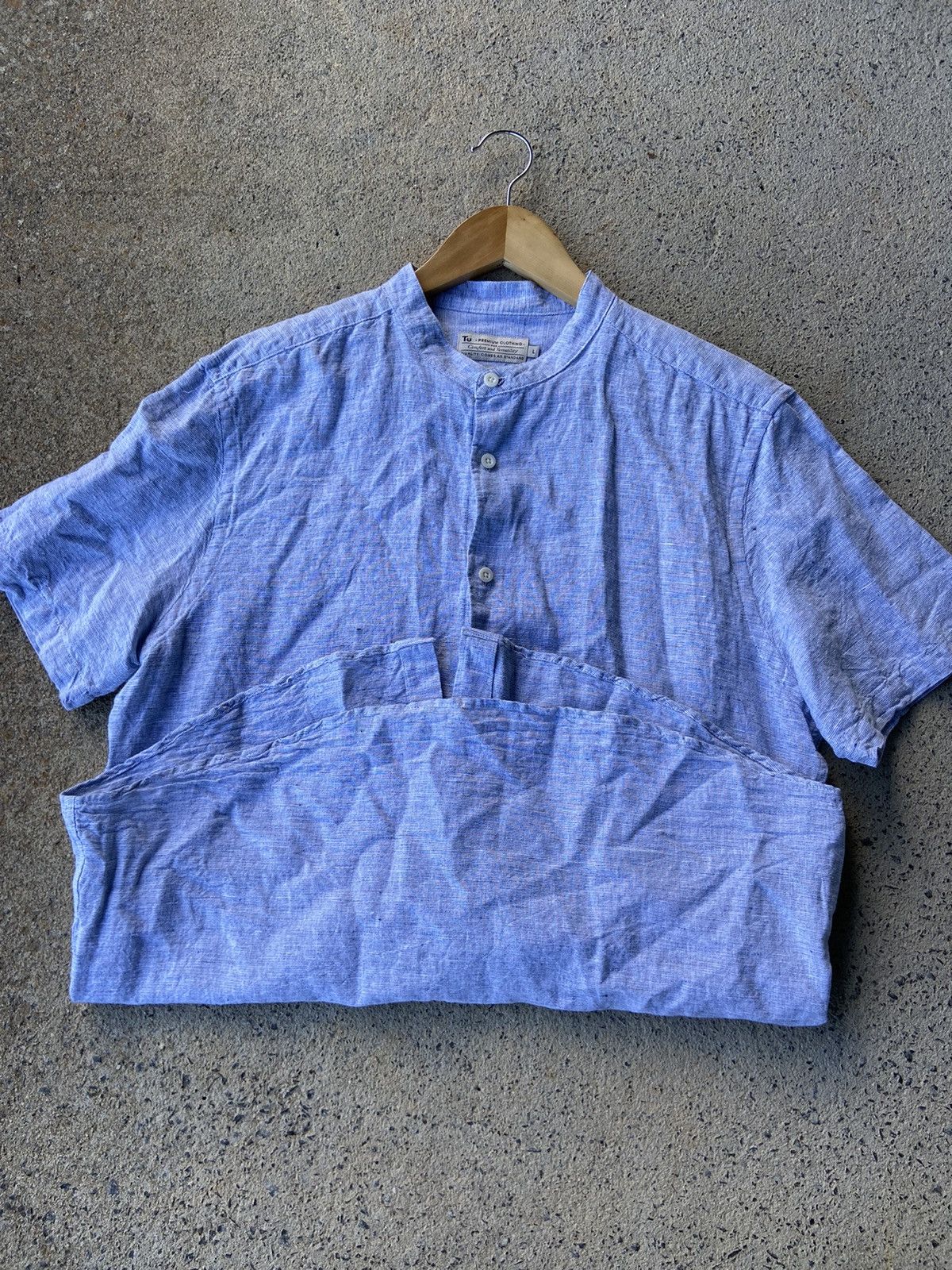 Premium Co. Premium Clothing short sleeve shirt. Linen Blend Size US L / EU 52-54 / 3 - 9 Thumbnail