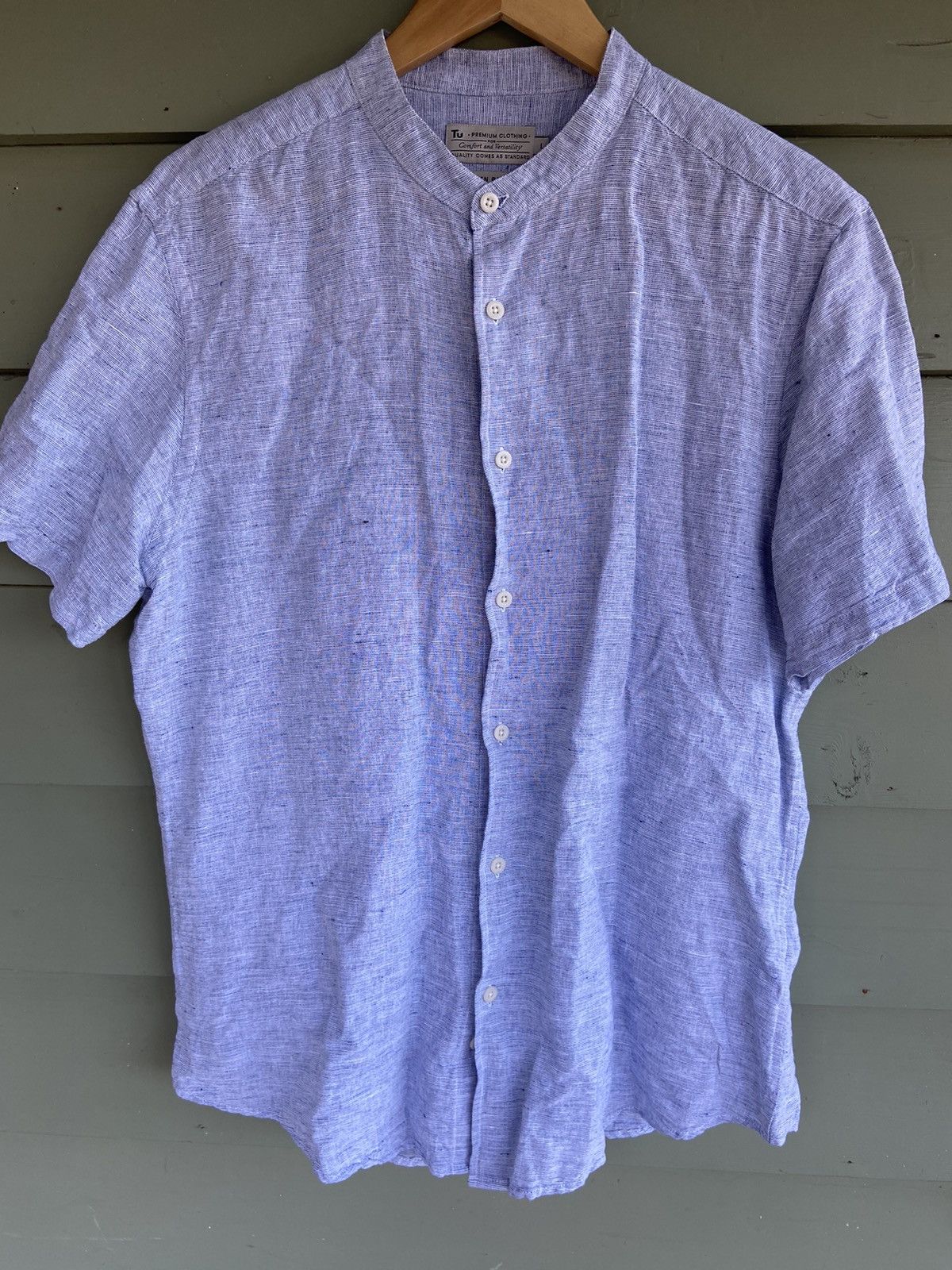 Premium Co. Premium Clothing short sleeve shirt. Linen Blend Size US L / EU 52-54 / 3 - 5 Thumbnail