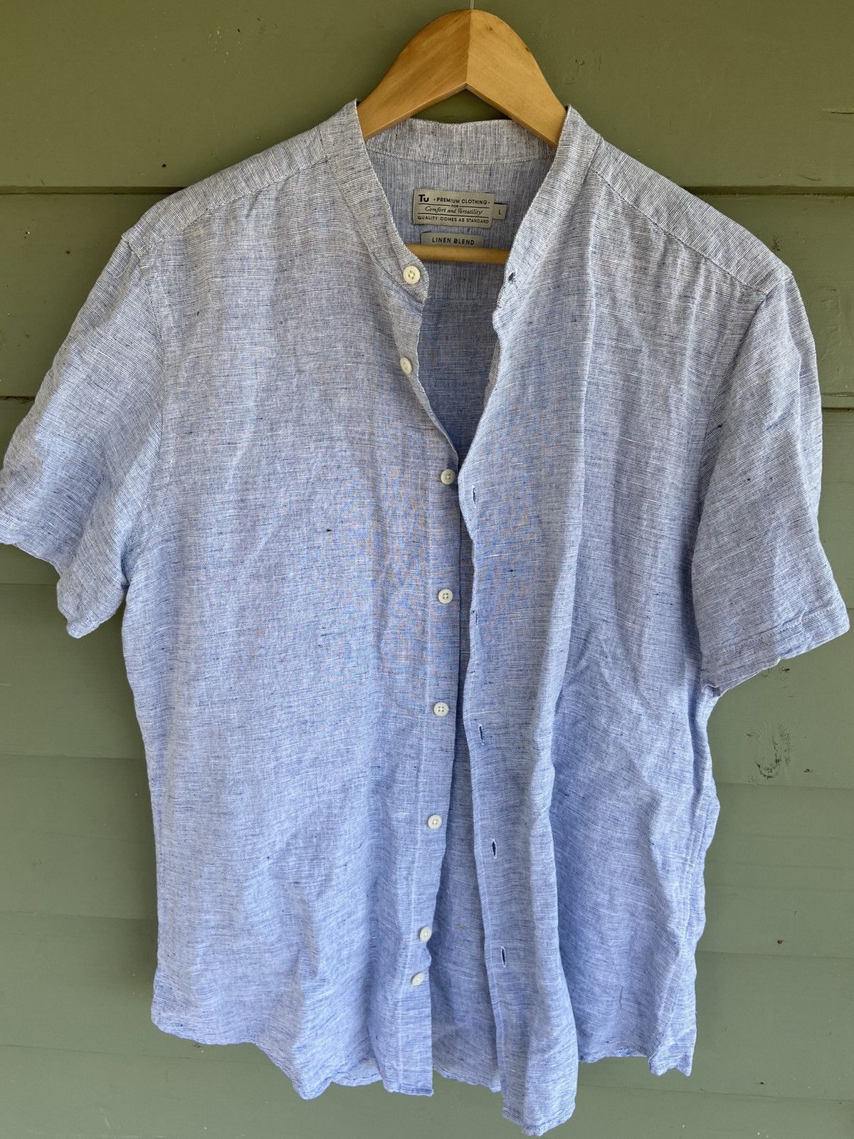 Premium Co. Premium Clothing short sleeve shirt. Linen Blend Size US L / EU 52-54 / 3 - 1 Thumbnail