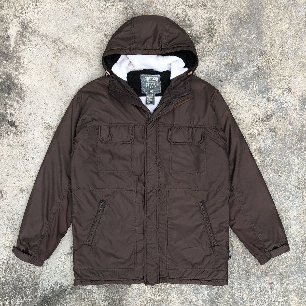 Stussy Vintage Stussy Authentic Gear Military Fleece Lined Jacket Size US M / EU 48-50 / 2 - 3 Thumbnail