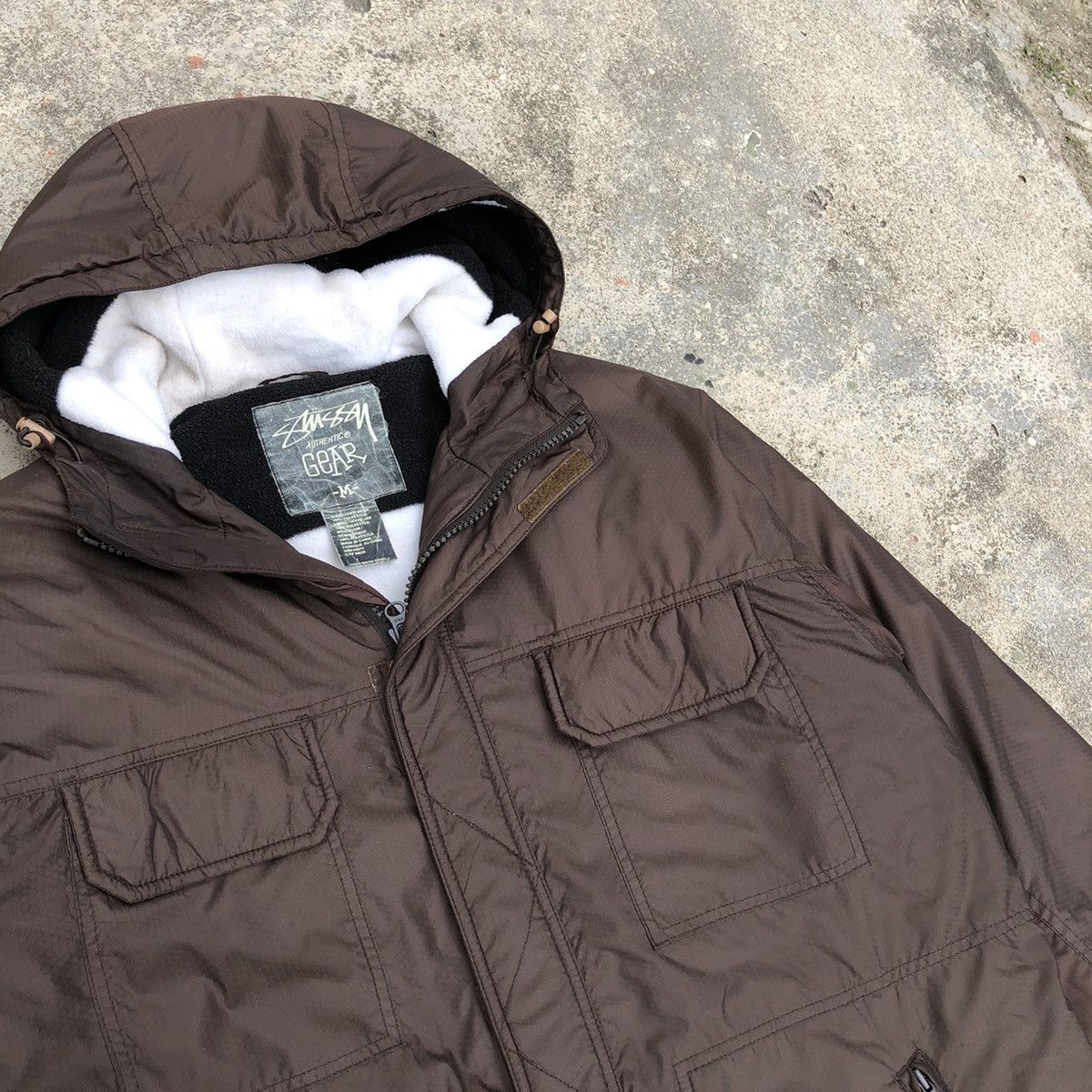 Stussy Vintage Stussy Authentic Gear Military Fleece Lined Jacket Size US M / EU 48-50 / 2 - 6 Thumbnail
