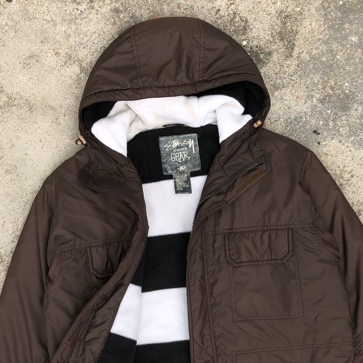 Stussy Vintage Stussy Authentic Gear Military Fleece Lined Jacket Size US M / EU 48-50 / 2 - 5 Thumbnail