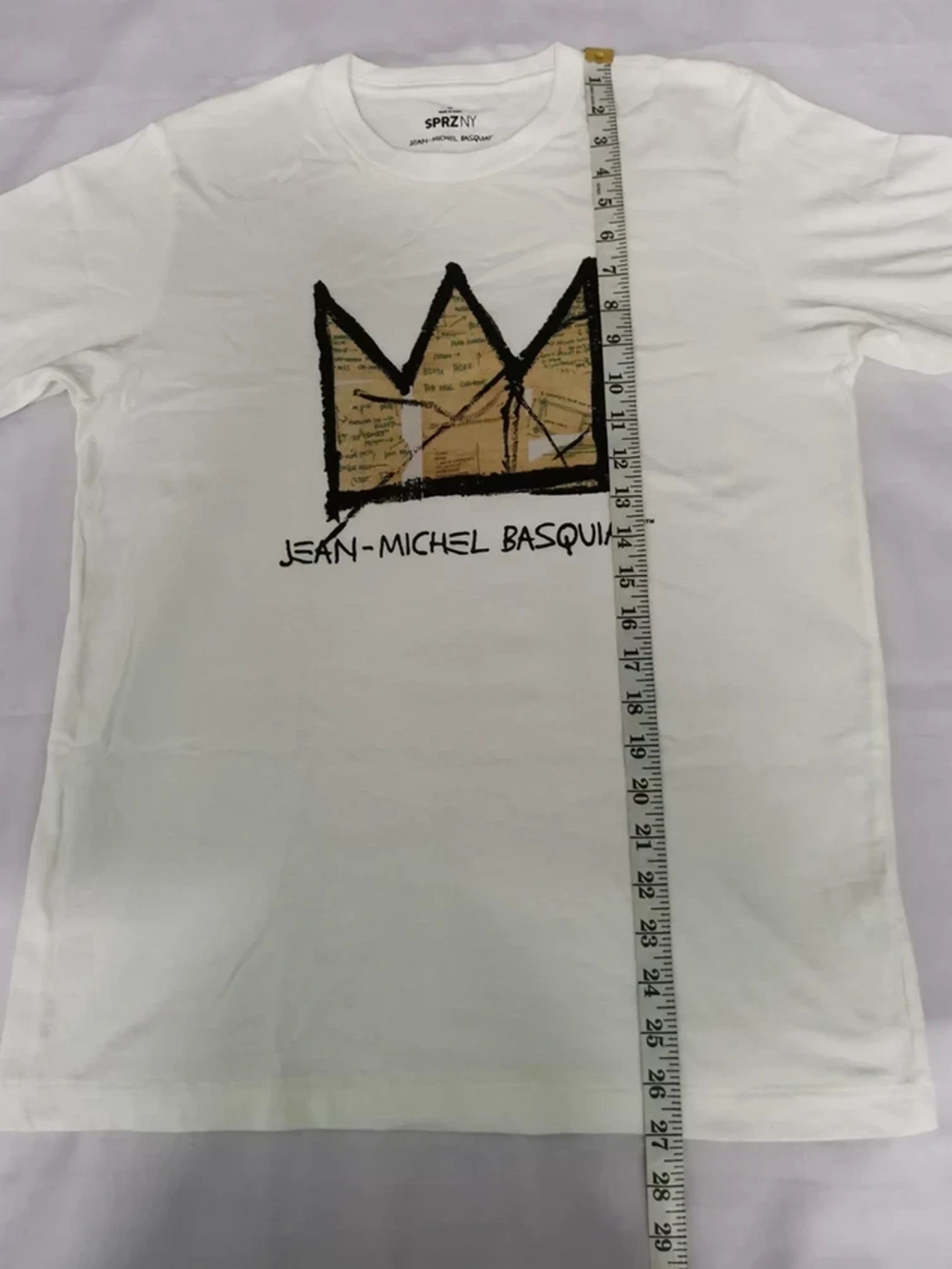 Designer Jean-Michel Basquiat the King Tee Designer Art Graffiti Size US M / EU 48-50 / 2 - 5 Thumbnail