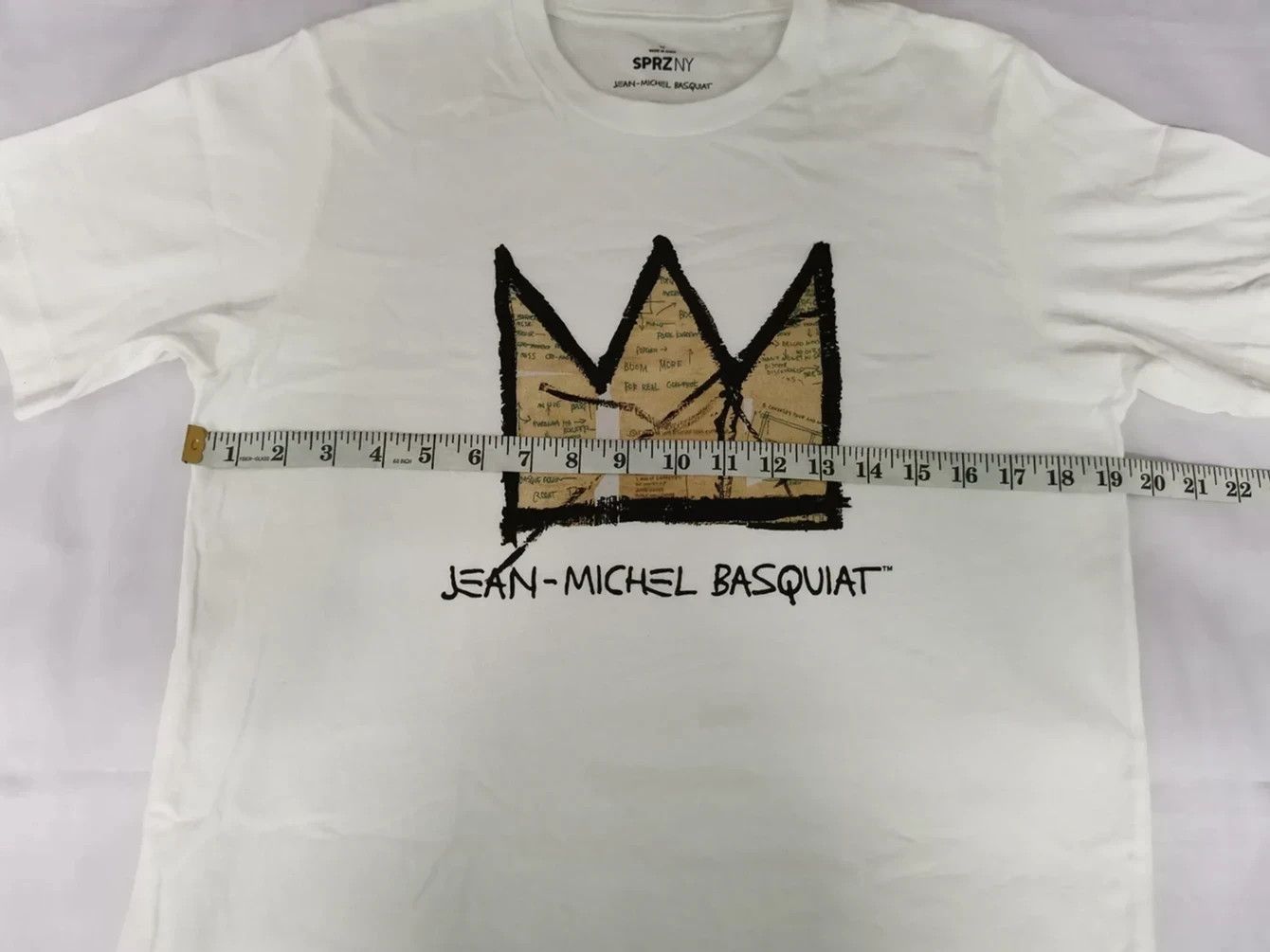 Designer Jean-Michel Basquiat the King Tee Designer Art Graffiti Size US M / EU 48-50 / 2 - 4 Thumbnail