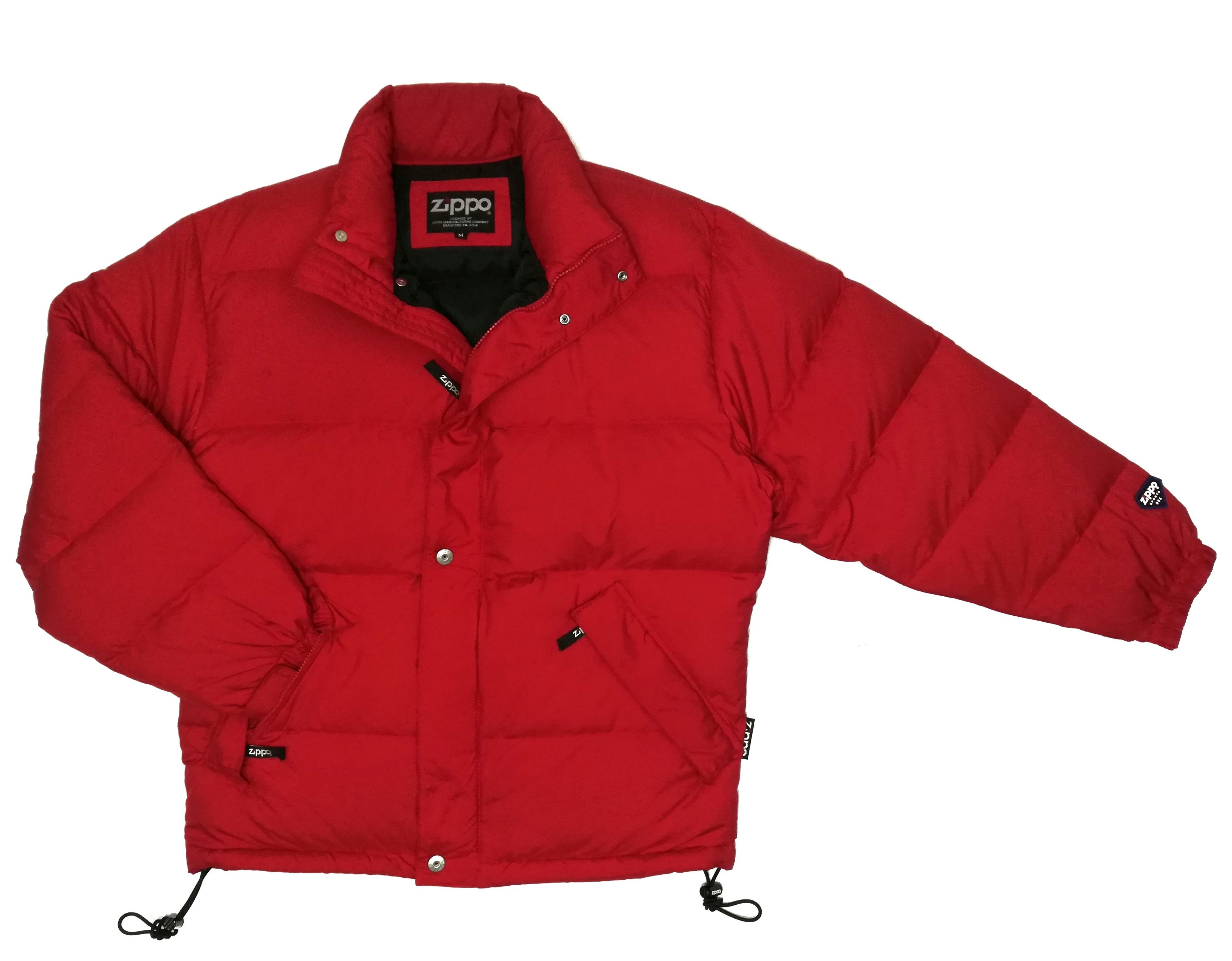 image of Zippo Archive!!! Licensed Manufacturing Company Bradford Puffer in Red/Black, Men's (Size Medium)