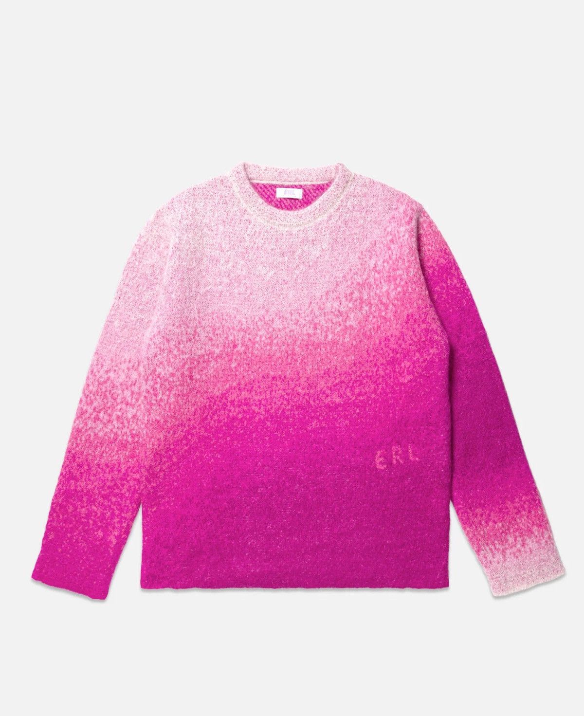 ERL ERL Pink Gradient Knit Mohair Wool Blend Sweater Size US M / EU 48-50 / 2 - 5 Thumbnail