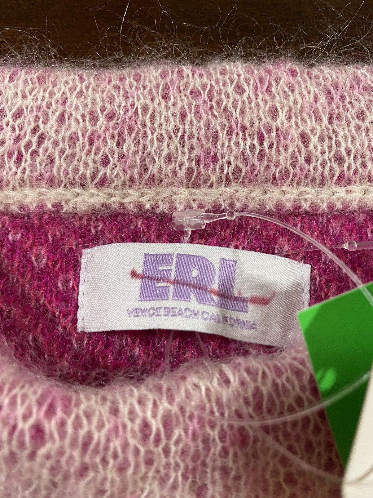 ERL ERL Pink Gradient Knit Mohair Wool Blend Sweater Size US M / EU 48-50 / 2 - 3 Thumbnail