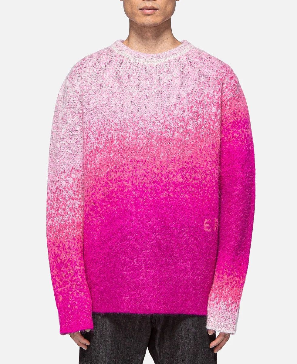 ERL ERL Pink Gradient Knit Mohair Wool Blend Sweater Size US M / EU 48-50 / 2 - 6 Thumbnail