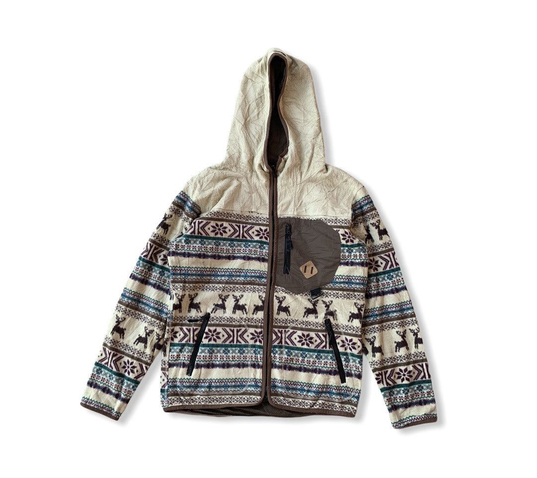 GRN JapanBrand Skateboard GRN Tokyo Printed Fleece Hoodie Jacket Size US M / EU 48-50 / 2 - 1 Thumbnail