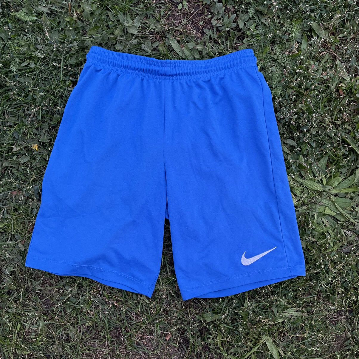 Nike Vintage Y2K Drill Nike Swoosh Logo Shorts Streetwear Size S Size US 30 / EU 46 - 1 Thumbnail