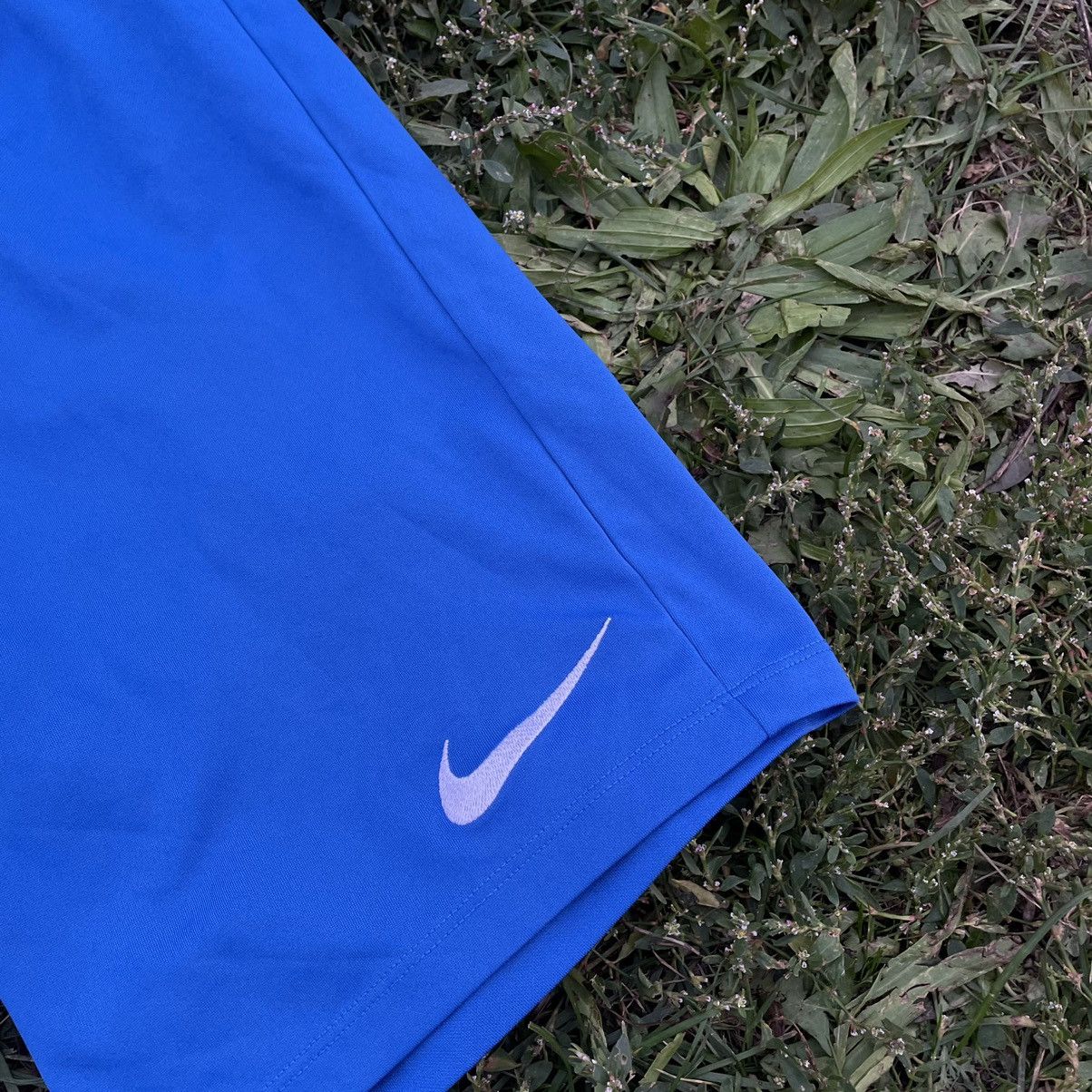 Nike Vintage Y2K Drill Nike Swoosh Logo Shorts Streetwear Size S Size US 30 / EU 46 - 3 Thumbnail