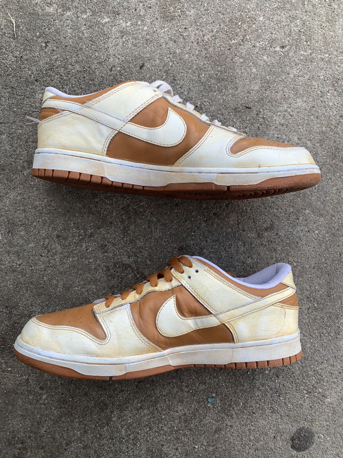 Nike Nike Dunk Low VNTG 2010 Dark Curry Brown Travis Size US 12 / EU 45 - 2 Thumbnail